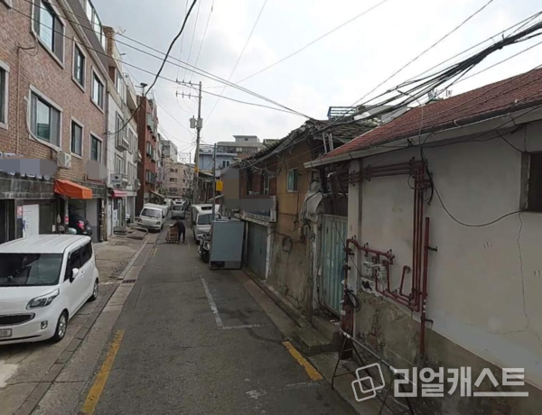 마장당 460번지 일대 가로주택정비사업 예정지 현장 (출처 : 카카오맵)