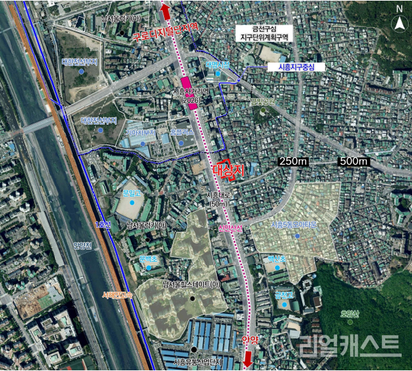 금천구 시흥동 903-4번지 일대 위치도 / 출처: 서울시