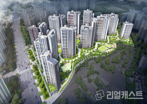 힐스테이트 두정역 조감도. 출처 : 현대건설