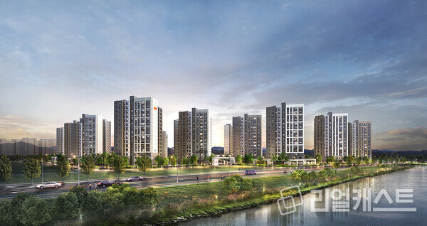 e편한세상 대장 퍼스티움 5BL 투시도