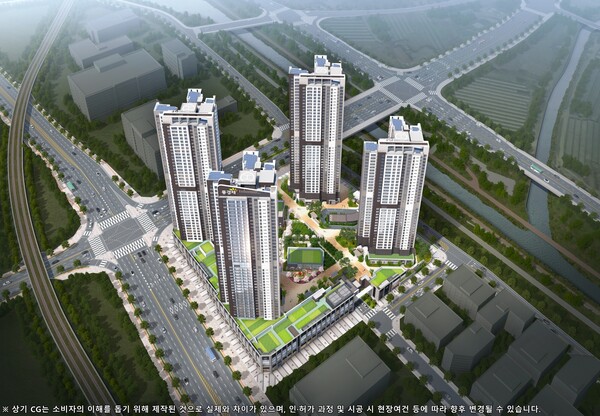 양주역 제일풍경채 위너스카이 조감도 / 제일건설