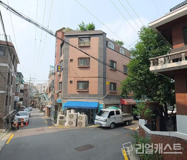 면목본동 63-1 모아타운 예정지 현장 (출처 : 카카오맵)