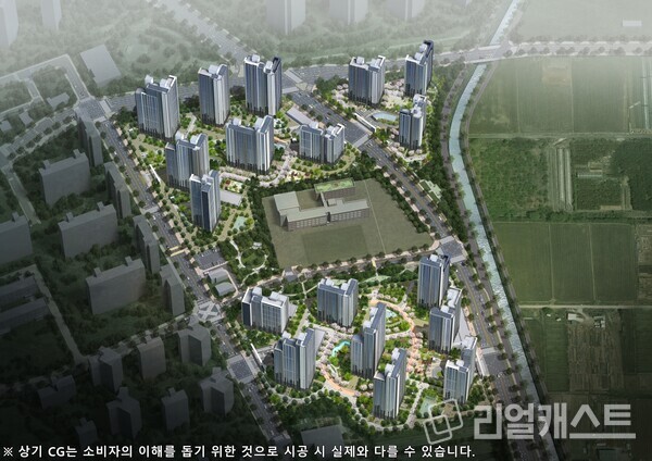 해링턴 플레이스 풍무 조감도 / 효성중공업