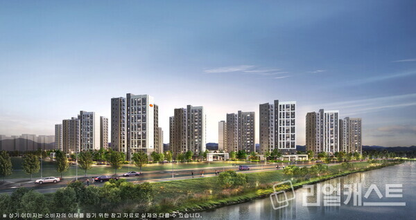 e편한세상 대장 퍼스티움 5BL 투시도