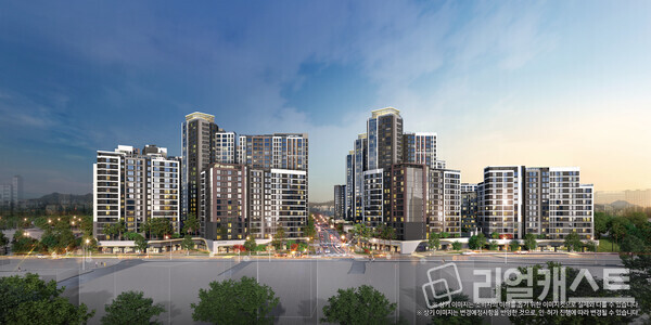 힐스테이트 메디알레 메인 투시도