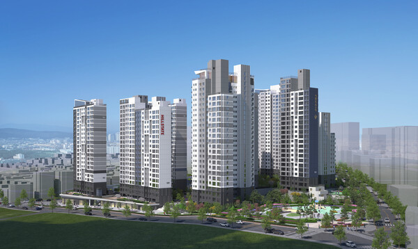 고척 푸르지오 힐스테이트 투시도