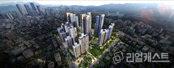 면목 7구역 재개발 조감도 / 출처: SK에코플랜트