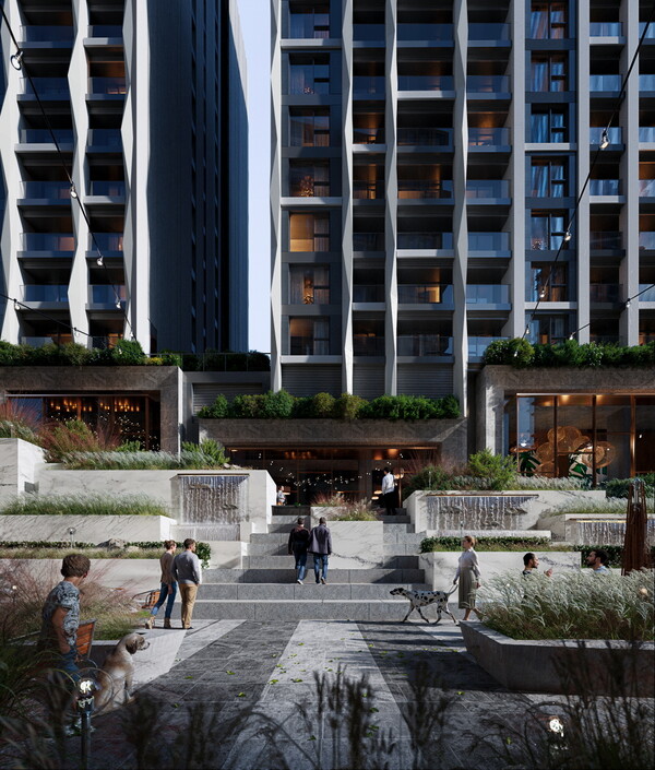 더파크사이드 스위트 투시도