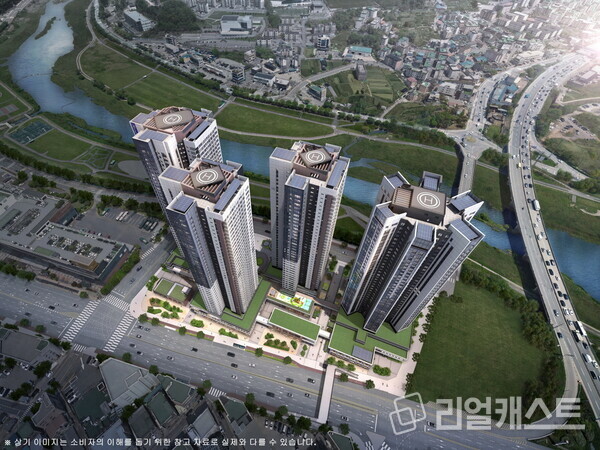 해링턴 스퀘어 리버파크 조감도 / 효성중공업