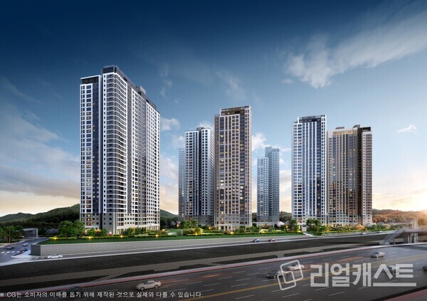 아산탕정자이 센트럴시티 조감도 / GS건설