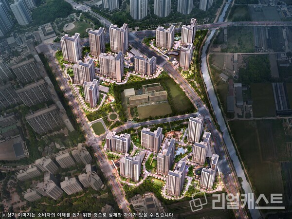 해링턴 플레이스 풍무 조감도(제공: 효성중공업)