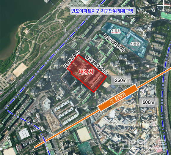 서초구 신반포19·25차 재건축 위치도(출처: 서울시)