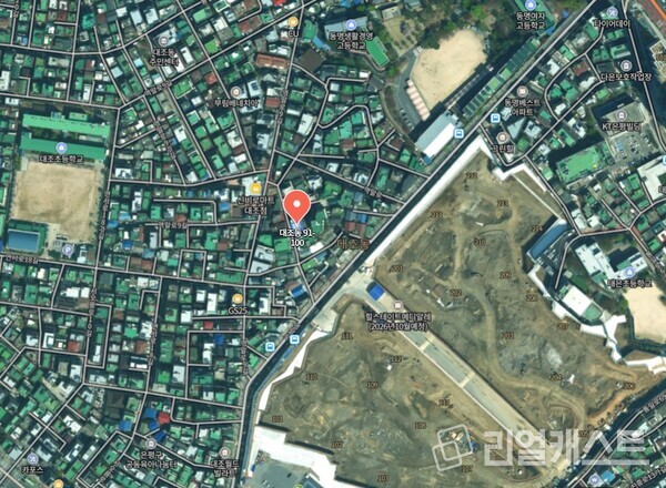 은평구 대조동 A3구역 가로주택정비 사업 위성 위치도(출처: 네이버 위성지도)