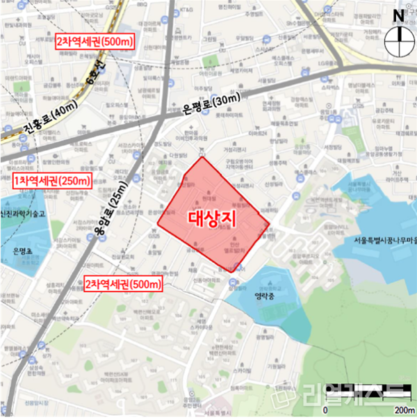 응암동 101번지 위치도 (출처: 서울주택도시공사)