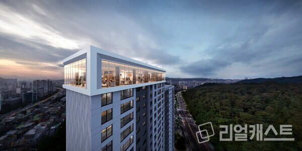 한화포레나 울산무거 라운지 투시도 / (주) 한화 건설부문