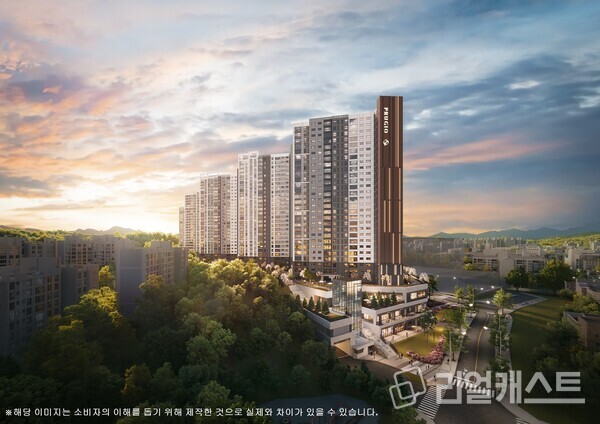 탑석 푸르지오 파크7 석경투시도 / 대우건설