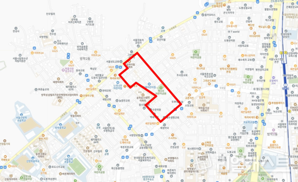 도봉구 방학동 638일대 위치도(출처: 서울시)