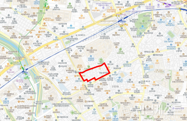 영등포구 도림동 133-1일대 위치도(출처: 서울시)