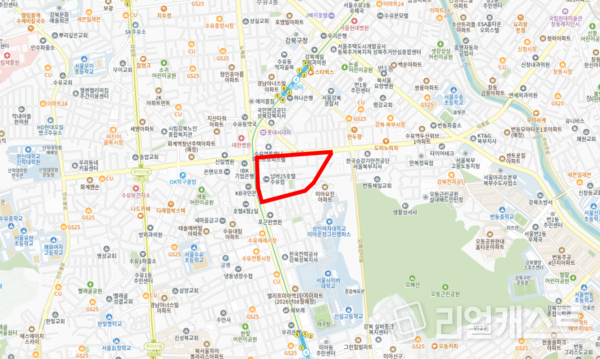 강북구 미아동 159일대 위치도(출처: 서울시)