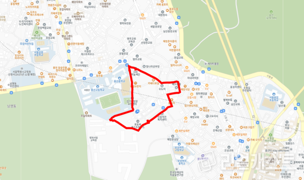 용산구 용산동2가 1-1351일대 위치도(출처: 서울시)