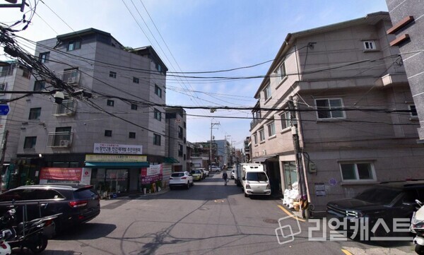 동대문구 장안동 134-15번지 재개발 정비구역 전경(출처: 네이버 거리뷰)