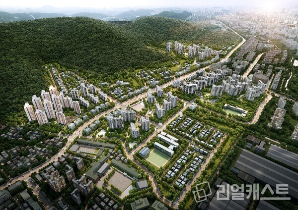 광명 구름산지구 개발예정도(제공: 유승종합건설)
