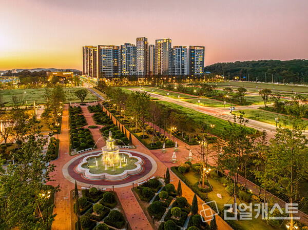 신검단 로열파크씨티Ⅱ 조경시설 전경(제공: DK아시아)