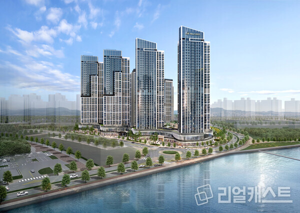 힐스테이트 더웨이브시티 오피스텔 투시도