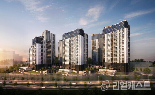 아산탕정 동일하이빌 파크레인 투시도(제공: 동일토건)