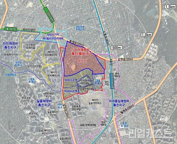 미아2 재정비촉진구역 위치도(출처: 서울시)