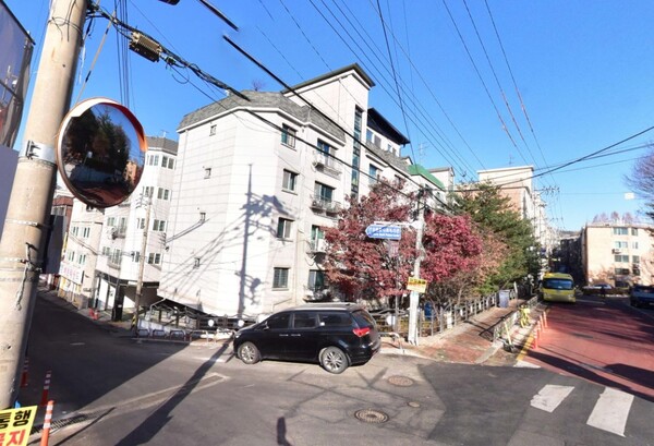 산성구역 생활권 재개발 정비사업 전경(출처: 네이버 거리뷰)