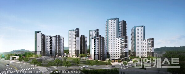 효성해링턴 플레이스 영주 더리버 투시도(제공: 진흥기업)