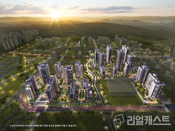 엘리프 한신더휴 수원 통합 조감도(제공: 계룡건설 컨소시엄)