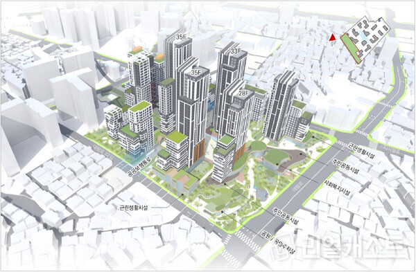 대림동 1구역 재개발 조감도(출처: 영등포구청)