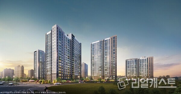 시흥거모 엘가 로제비앙 투시도(출처: 모아주택산업)