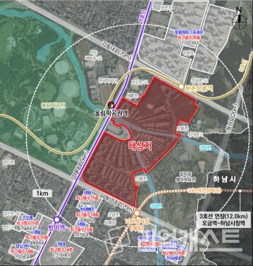 올림픽선수기자촌 아파트 재건축정비사업 위치도(출처: 송파구청)