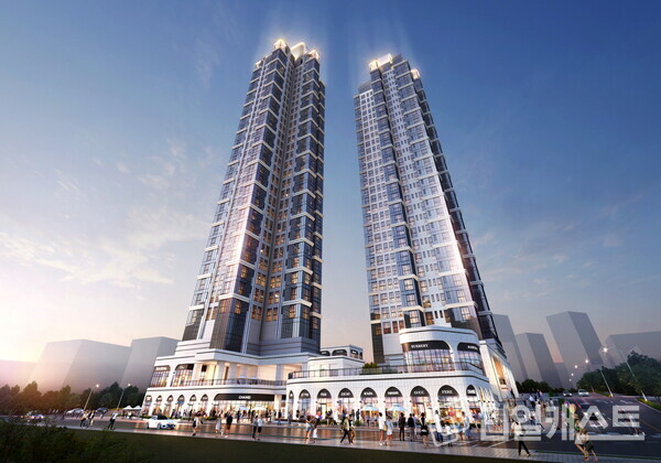 해링턴 스퀘어 과천 투시도(제공: 효성중공업)